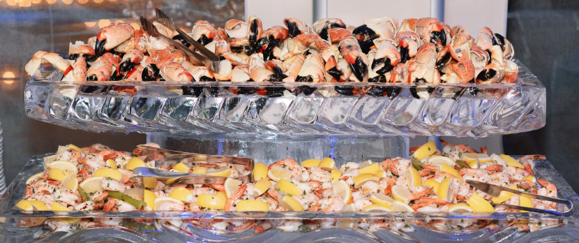 Biscayne Lady Food & Catering Offers Ice Sculpture and Raw Bar
